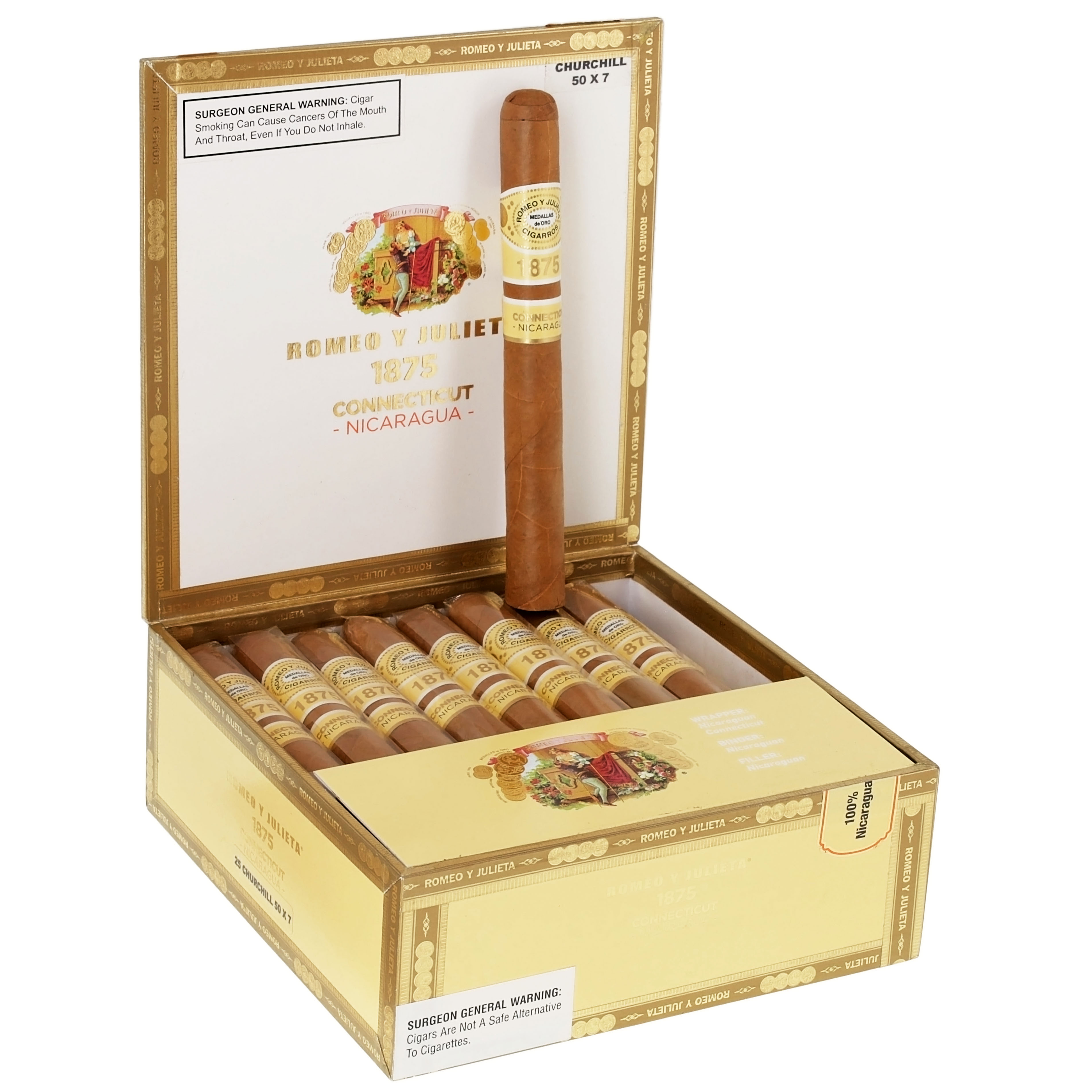 Romeo y Julieta 1875 Connecticut Nicaragua