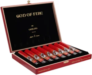 God of Fire by Carlito Double Robusto Tubo
