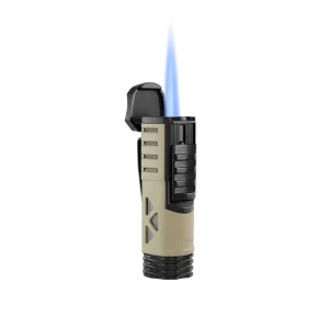 Xikar Tactical 1 Single Jet Lighter Flat Dark Earth & Black